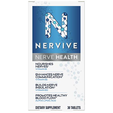 Nervive Nerve Health, Alpha Lipoic Acid, Vitamin B12, B6, B1 - 30.0 ea