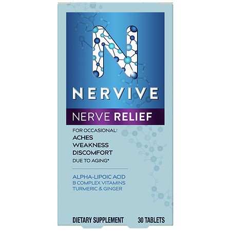 Nervive Nerve Relief, Alpha Lipoic Acid, Vitamin B12, B6, B1 - 30.0 ea