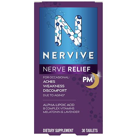 Nervive Nerve Relief PM, Alpha Lipoic Acid, Vitamin B1 & B6 - 30.0 ea