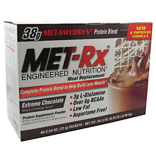 Original Meal Replacement Chocolate 40 PK by Met-Rx