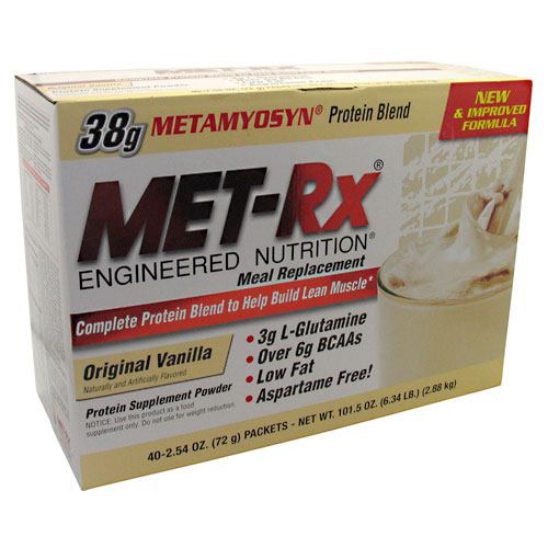 Original Meal Replacement Vanilla 40 PK by MetRx