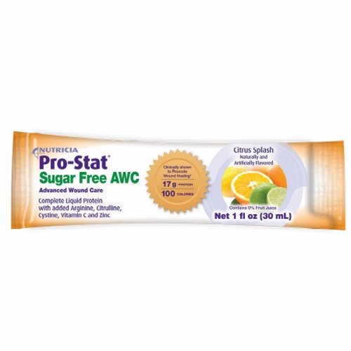 Protein Supplement ProStat Sugar Free AWC Citrus Splash Flavor 1 oz. Unit Dose Pack Ready to Use Case of 96 by Medical Nutrition