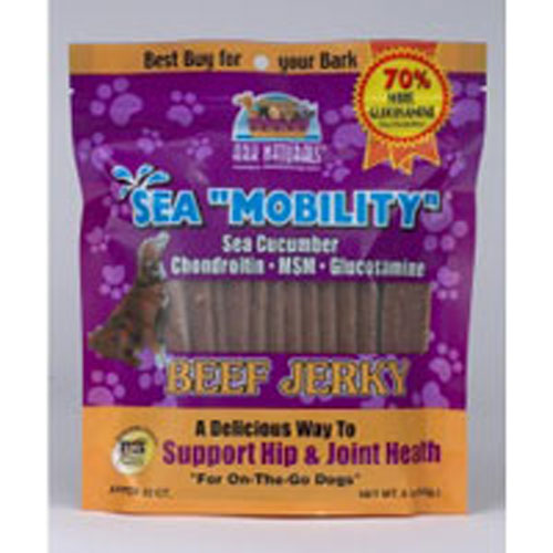 Sea Mobility Joint Rescue Dog Treats 9 Oz Beef Jerky by Ark Naturals