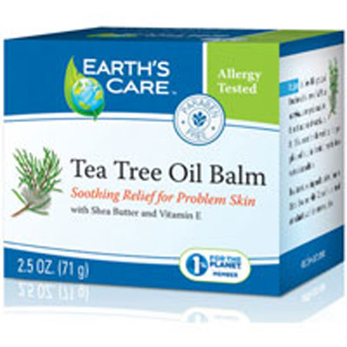 Tea Tree Oil Balm 100% Natural 2.5 OZ by Earths Care