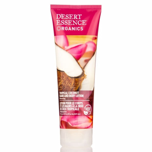 Tropical Coconut Hand and Body Lotion 8 oz by Desert Essence