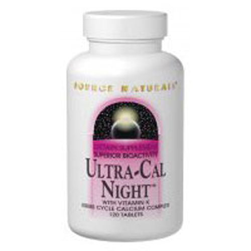 UltraCal Night 120 Tabs by Source Naturals