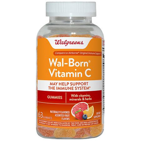 Wal-Born Vitamin C Immune Support Gummies, 1000 mg - 63.0 ea