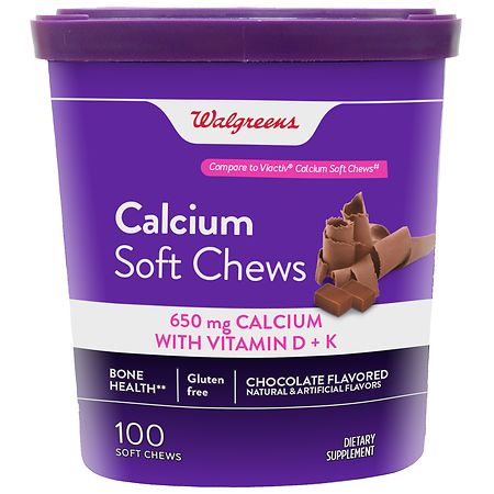 Walgreens Calcium Soft Chews Chocolate - 100.0 ea