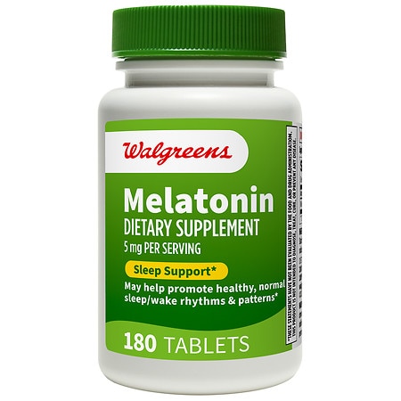 Walgreens Melatonin 5 mg - 180.0 ea