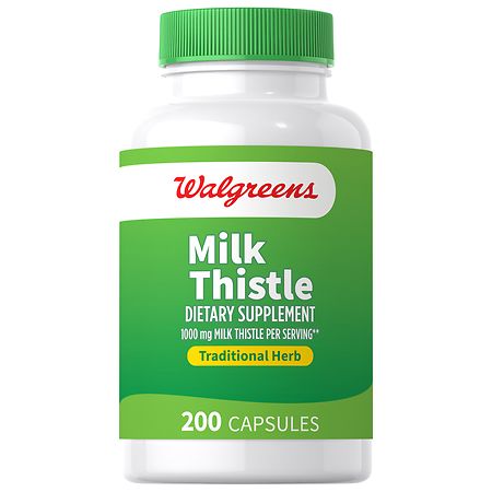 Walgreens Milk Thistle Dietary Supplement - 200.0 ea