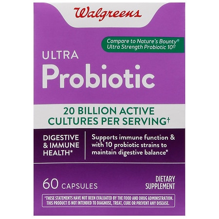 Walgreens Ultra Strength Daily Probiotic Capsules - 60.0 ea