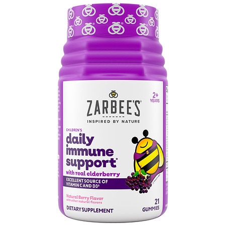 Zarbee's Children's Elderberry Immune Support Gummies Berry - 21.0 ea