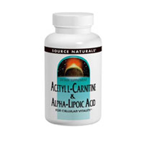 Acetyl LCarnitine & AlphaLipoic Acid 180 tab by Source Naturals