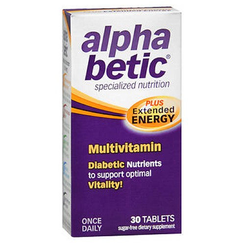 Alpha Betic OnceADay Multi Vitamin Supplement Caplets 30 caplets by NatureWorks