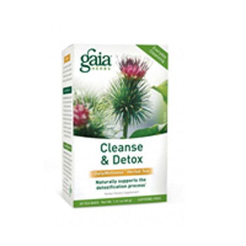Cleanse & Detox Tea 16 Bags (Case of 6) by Gaia Herbs