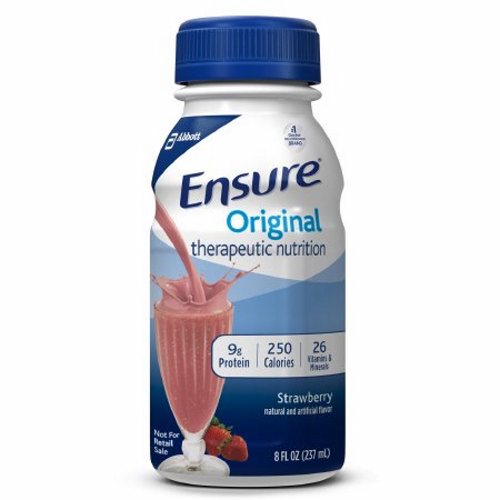 Ensure Original Therapeutic Nutrition Strawberry Flavor Case of 24 by Ensure