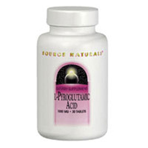 LPyroglutamic Acid 30 Tabs by Source Naturals