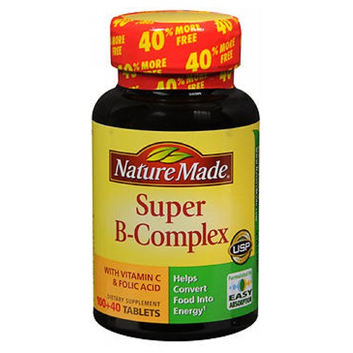 Nature Made Super BComplex Dietary Supplement 140 tabs by Nature Made