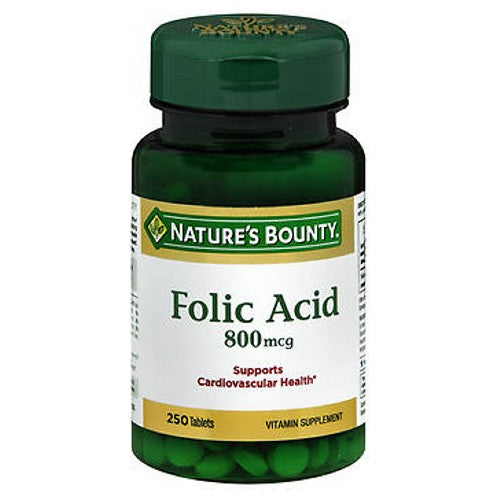 Natures Bounty Folic Acid 24 X 250 Tabs by Natures Bounty