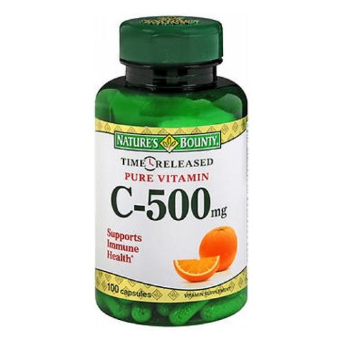 Natures Bounty Vitamin C Capsules Time Released 100 caps by Natures Bounty