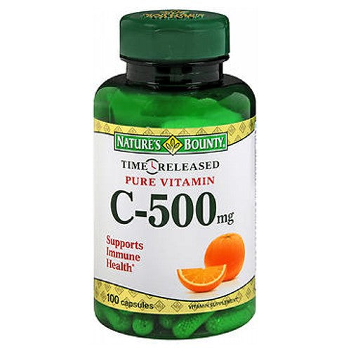 Natures Bounty Vitamin C Capsules Time Released 24 X 100 Caps by Natures Bounty