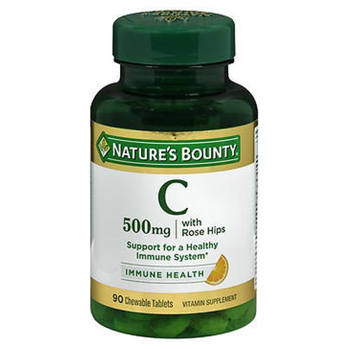 Natures Bounty Vitamin C With Rose Hips Chewable 90 tabs by Natures Bounty