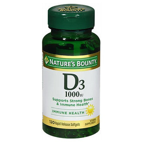Natures Bounty Vitamin D 24 X 120 Softgels by Natures Bounty