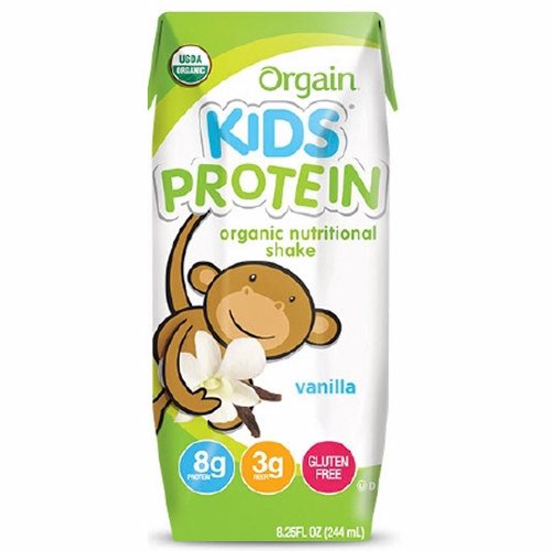 Pediatric Oral Supplement Orgain Kids Protein Organic Nutritional Shake Vanilla Flavor 8? oz. Cart 1 Each by Orgain