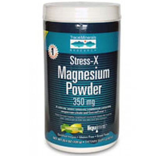 StressX Magnesium Powder 50 servings 12.7 oz by Trace Minerals