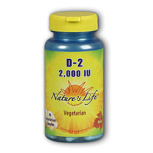 Vitamin D2 Ergocalciferol 90 vcaps by Natures Life