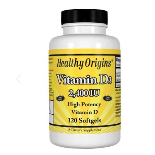 Vitamin D3 120 Softgels by Healthy Origins