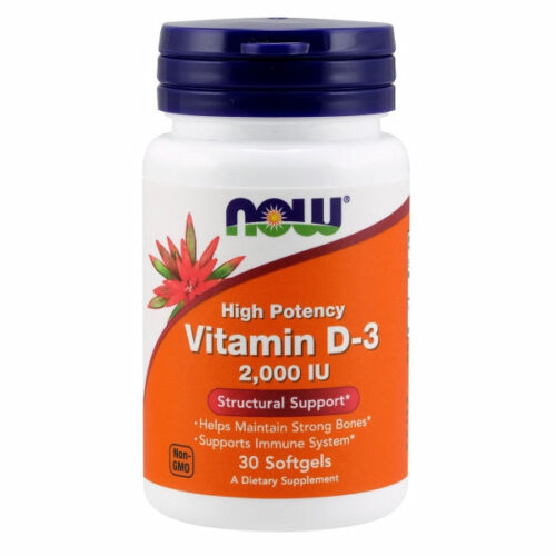 Vitamin D3 30 Softgels by Now Foods