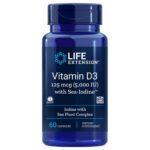 Vitamin D3 with SeaIodine 60 Caps by Life Extension