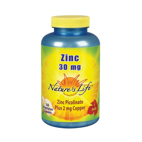 Zinc Picolinate 250 caps by Natures Life