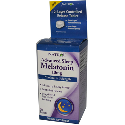 0611293 Advanced Sleep Melatonin - 10 mg - 60 Tablets