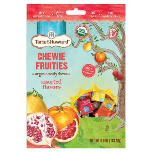 231005 4 oz Torie & Howard Assorted Fruit Flavors Chewie Fruities