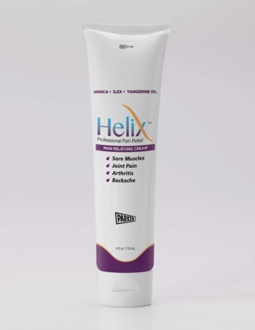 244 4 oz Helix Professional Pain Relief Cream - Menthol Topical Analgesic Flip Top Tube