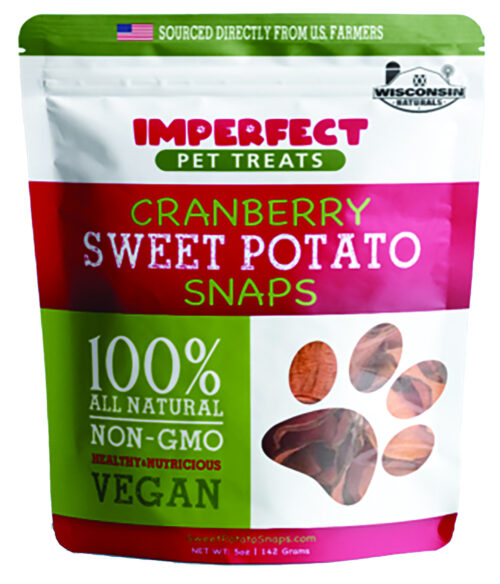 2884 5 oz Potato Cranberry Snaps Dog Treats - Pack of 12