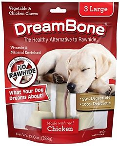 50510204 DreamBone Chicken Dog Chew - Large
