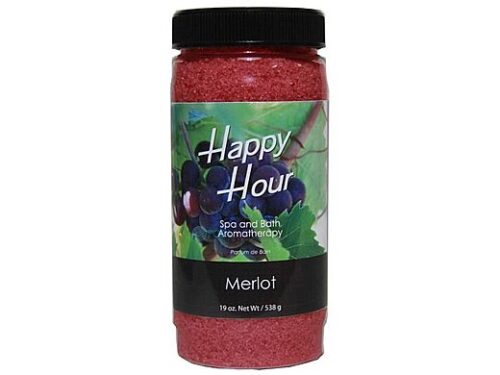 783 19 oz Happy Hour Fragrance Crystal Bottle, Merlot
