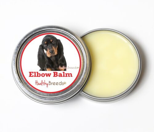 840235195207 2 oz Black & Tan Coonhound Dog Elbow Balm