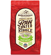 860263 3.5 lbs Raw Coated Duck Recipe Dry Dog Food