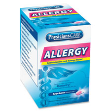 Acme United ACM90036 PhysiciansCare Allergy Relief Tablets- 50 Per Box