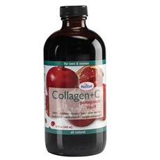 Collagen Plus Vitamin C - Pomegranate Liquid - 16 Oz