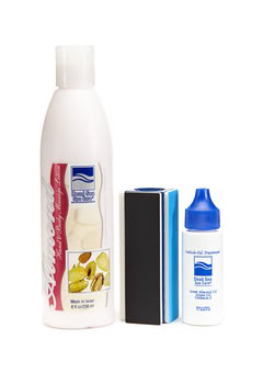 DEADSEA-16 Almond Nail Kit - Almond Lotion- Nail Buffer- Cuticle Oil