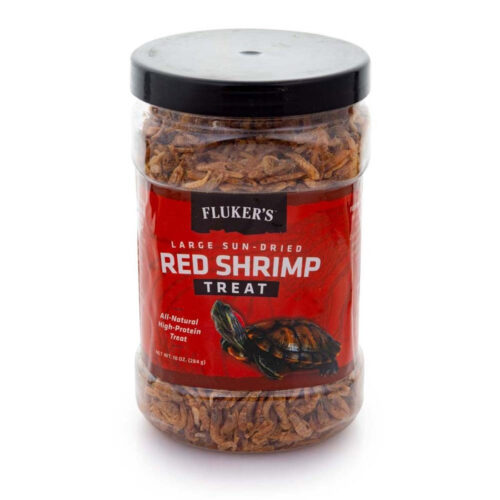 Fluker Labs 091197720536 10 oz Sun-Dried Large Red Shrimp Reptile Treat