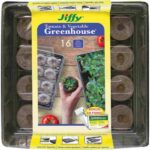 J616GS 16 Pellet Seed Starter Greenhouse Tomato Kit with Superthrive