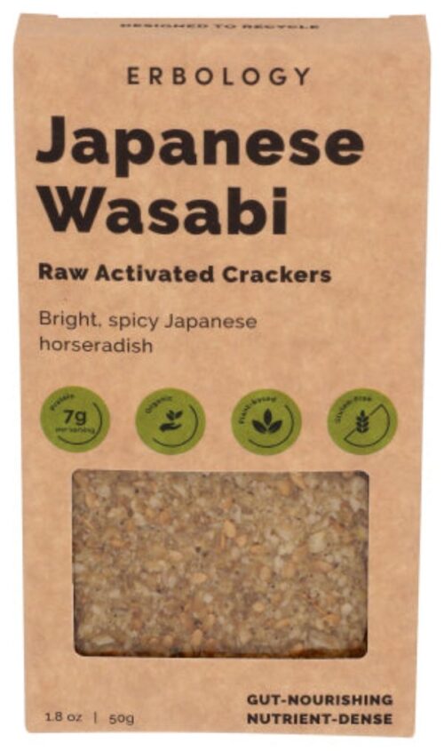 KHCH00381608 1.8 oz Wasabi Japanese Crackers