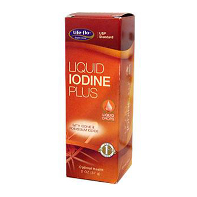 Life Flo 0596254 Health Care Liquid Iodine Plus - 2 fl oz