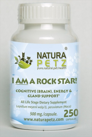 MACA250 I AM A Rock Star - All Life Stages - 250 Capsules - 500 mg per capsule